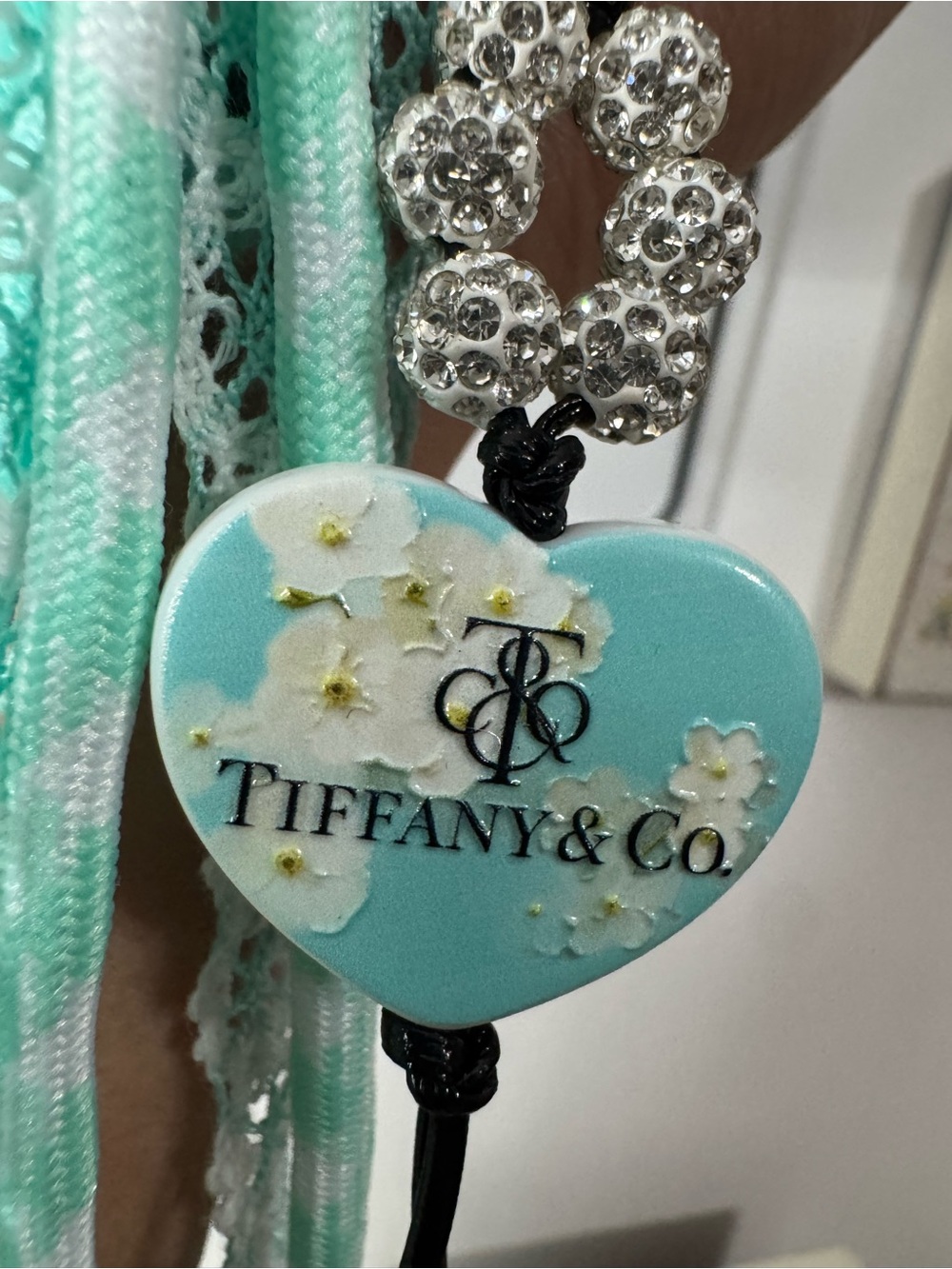 Blue Phone/Key/Bag Chain #P1131 - Picture 5 of 11